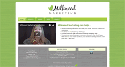 Desktop Screenshot of milkweedmarketing.com